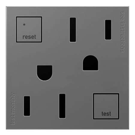 Pass & Seymour 216595 1-2SZ Magnesium GFCI Outlet PA570086
